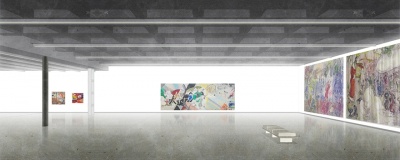exhibition new ceiling light_ цуи
